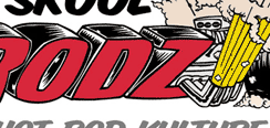 Rodz Motor Old Skool Hot Rod Kulture Mag Sticker